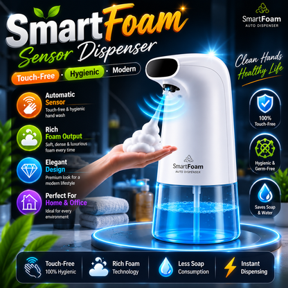 Automatic Sensor Foam Soap Dispenser – Touch-Free Hygiene for Modern Homes
