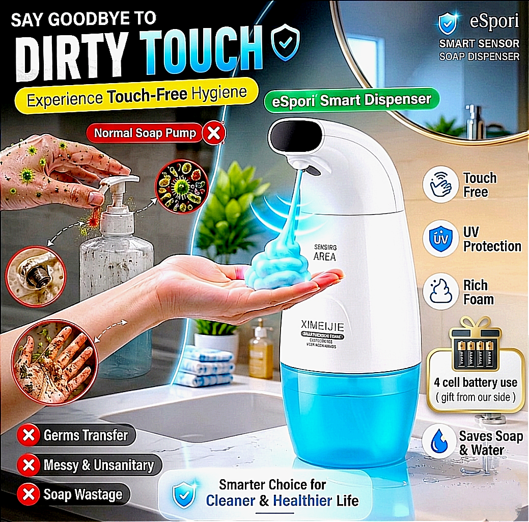 Automatic Sensor Foam Soap Dispenser – Touch-Free Hygiene for Modern Homes